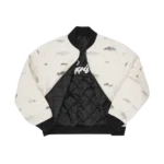 Corteiz Reversible Bomber Jacket Off-White and Black