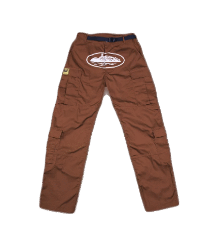 Corteiz Guerillaz Cargo Pants Brown