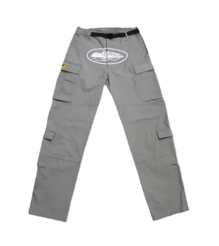 Corteiz Guerillaz Stone Cargos Gray