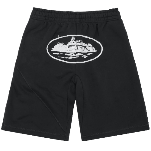 Corteiz OG Alc Shorts in Black Corteiz OG Alc Shorts in Black