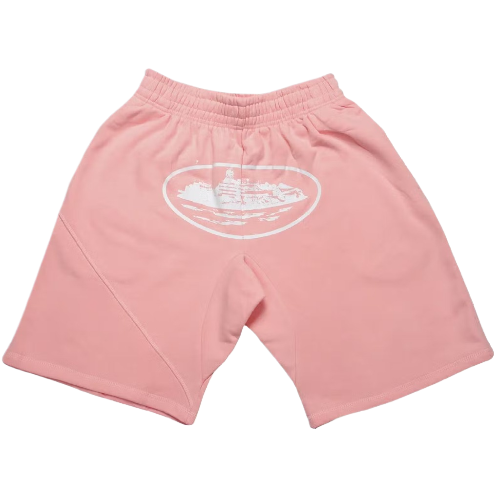 Corteiz Alcatraz Shorts in Baby Pink Corteiz Alcatraz Shorts in Baby Pink