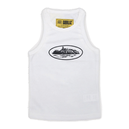 Corteiz white tank top