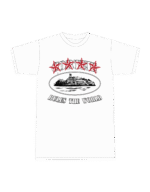 Corteiz 4Starz Alcatraz White T-shirt