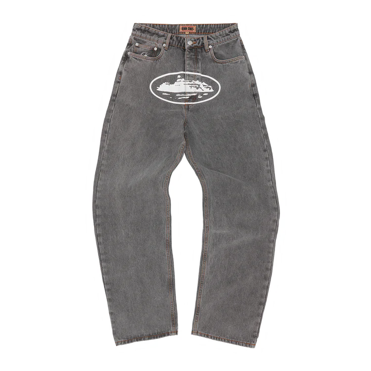 ISLAND BAGGY JEANS LIGHT GREY ISLAND BAGGY JEANS LIGHT GREY