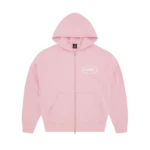 SUPERIOR ROYALE ZIP HOODIE PINK