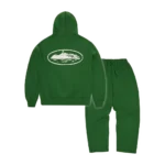 Corteiz Island Puff Print Tracksuit Green