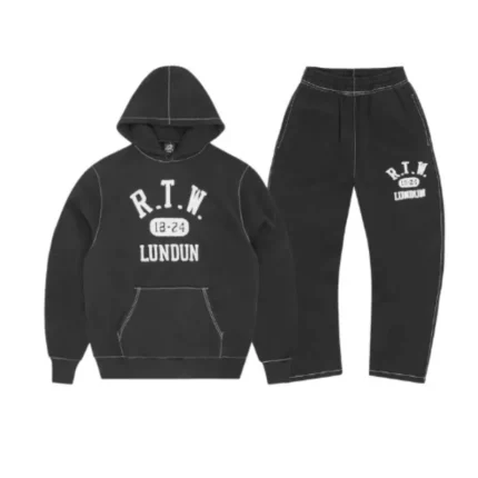 Corteiz RTW College Tracksuit Black