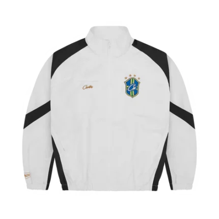 Corteiz Olympic Shuku Jacket Brasil White Black