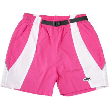 Corteiz Spring Shorts in Pink/White