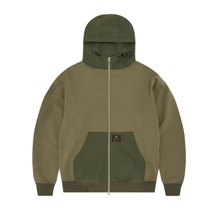 Corteiz GUERILLAZ RIPSTOP ZIP HOODIE OLIVE