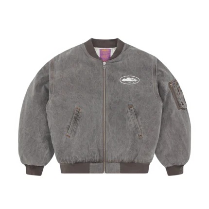 ISLAND BOMBER JACKET LIGHT GREY