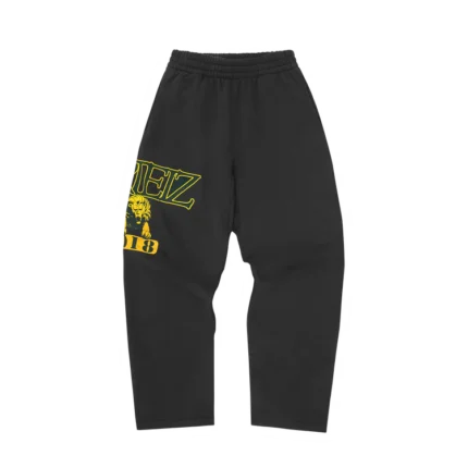 LION VARSITY OPEN HEM PANT BLACK