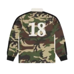 CORTEIZ PANELLED RUGBY WOODLAND CAMO