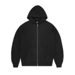 CORTEIZ LUNDUN STITCH ZIP HOODIE TRIPLE BLACK