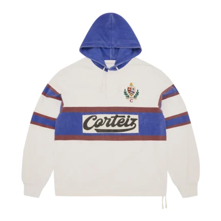 Corteiz Winger Hooded Rugby Off White